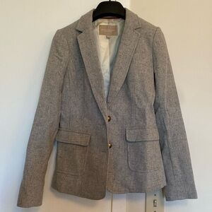 Banana Republic grey wool blazer size 0